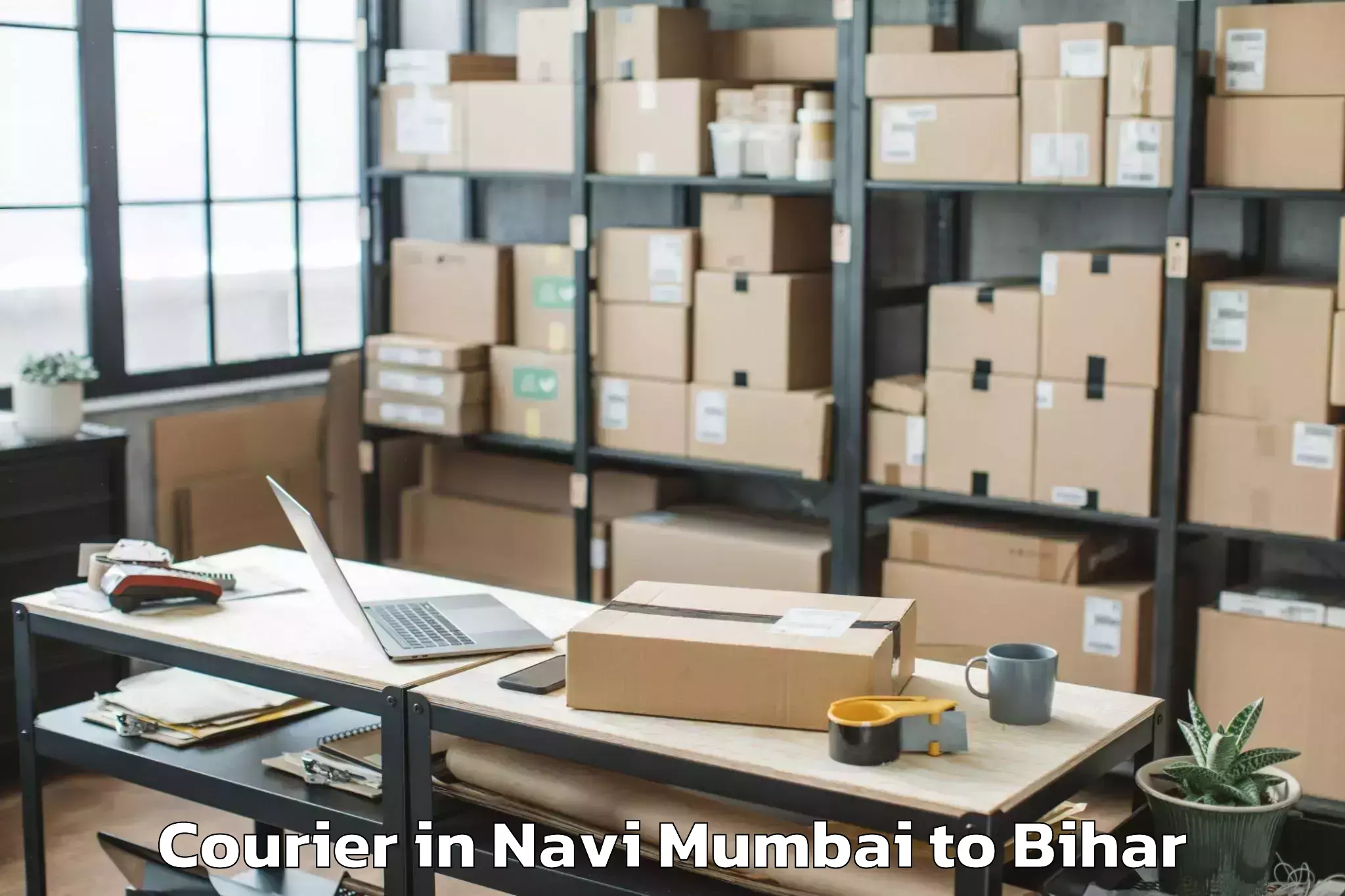 Trusted Navi Mumbai to Kahara Courier